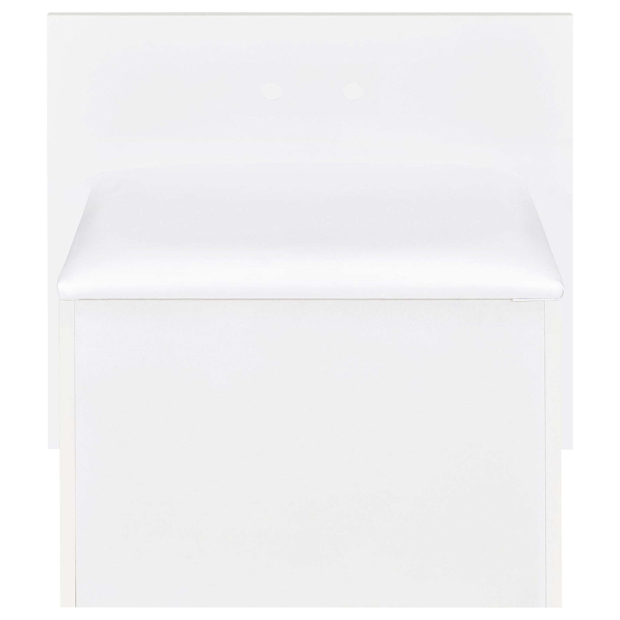 Flora 2-drawer Vanity Set with LED Mirror White High Gloss