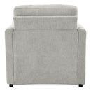 Cozy Upholstered Plush Cushion Armchair For Living Room