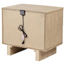 Kailani - 2-Drawer Nightstand Bedside Table - Beige Oak