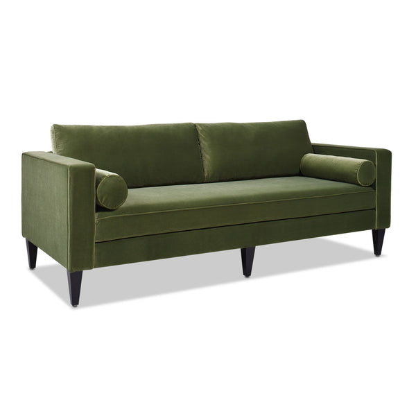 Nicholi - Mid-Century Modern Sofa - Olive Green