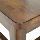 Farmhouse Style Dining Chair Set With Traditional Ladder Back Design