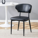 Minimalist Ergonomic Dining Chair With Curved Backres (Set of 4)