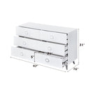 Perse - Dresser - White Finish - Atlantic Fine Furniture Inc