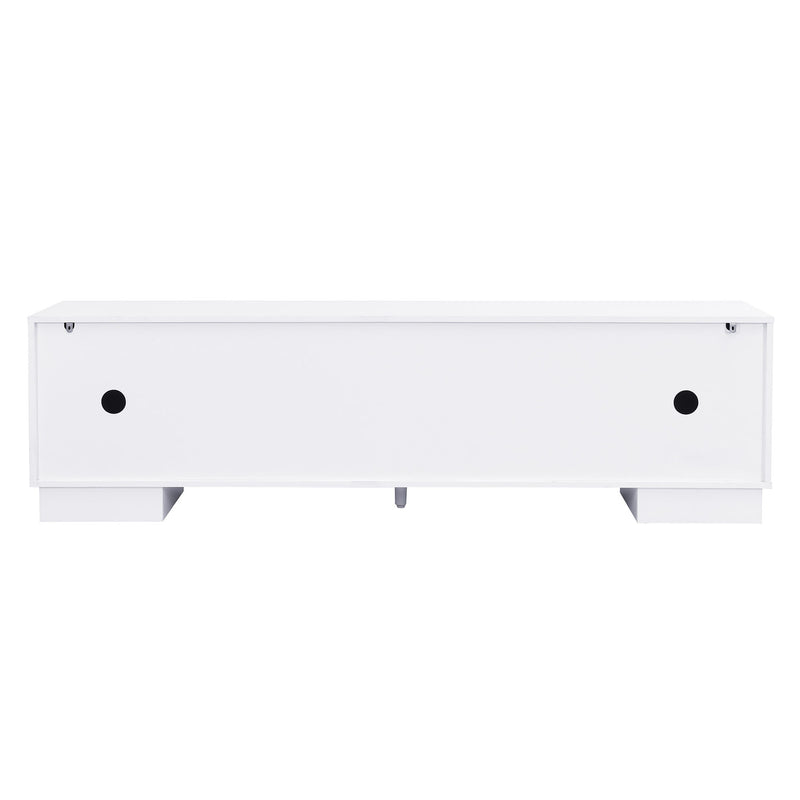 Modern TV Stand With Storage Cabinets, 4 Drawers