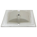 Modern Rectangular Vanity Top With Overflow For Bathroom