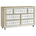 Antonella - 7-Drawer Upholstered Dresser