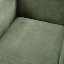 Barrel Accent Chair With Enclosed Arms