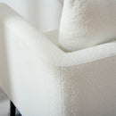 Modern Accent Upholstered Armchair With Pillow