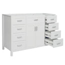 Bathroom Vanity Cabinet Only With 2 Soft Close Doors And 8 Drawers