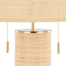 Cylinder - Rattan Contemporary Rattan Table Lamp