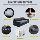 Pull Out 3 In 1 Convertible Sleeper Sofa With Side Storage, Multi Functional