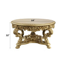 Bernadette - Dining Table - Gold Finish - 32" - Atlantic Fine Furniture Inc