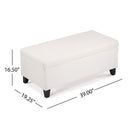 Storage Ottoman With Flip Top Lid