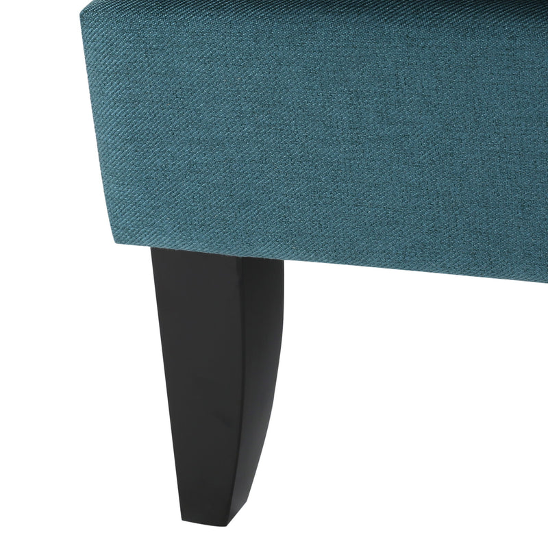 Serenada - Upholstered Fabric Club Chair With Nailhead Trim And Tapered Birch Legs