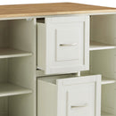 Blanche - Kitchen Cart - Solid Wood Top