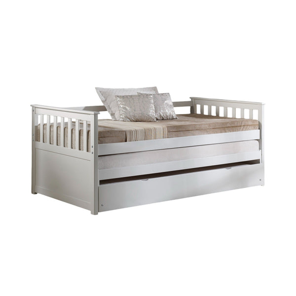 Cominia - Twin Daybed (Trundle Not Included, Bed Only, No Storage) - White