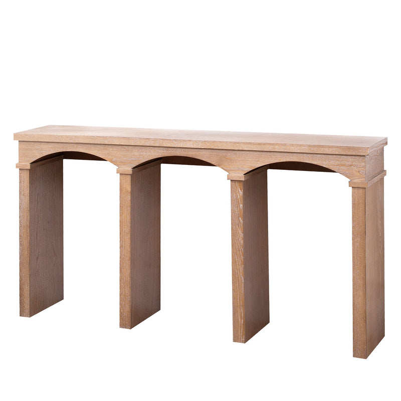 Archway Console Table - Antique Natural / Light Natural / Natural