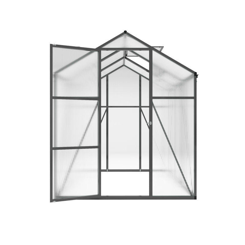 Gain Height Windproof Greenhouse With Raised Base