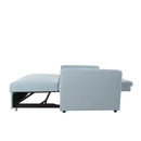 Sleeper Pull Out Loveseat Couch With Adjustable Backrest