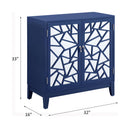 Einstein - Console Table - Blue - Atlantic Fine Furniture Inc