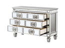 Varian - Server - Mirrored & Antique Platinum - 34" - Atlantic Fine Furniture Inc