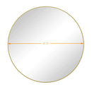 Wall Circular Mirror Metal Framed Mirror Round Vanity Mirror Dressing Mirror, For Bathroom, Living Room, Bedroom Wall Decor