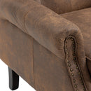 Modern Accent Armchair With Sturdy Wood Legs