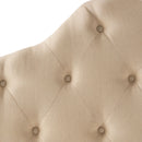 Mardi - Fabric Queen / Full Headboard - Beige