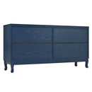 Elegant Sideboard With Sophisticated Wavy Pattern Doors And Arched Groove Design, Adjustable 4 Door Layout