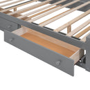 Bed With All In One Cabinet, Shelf And Sockets, Trundle