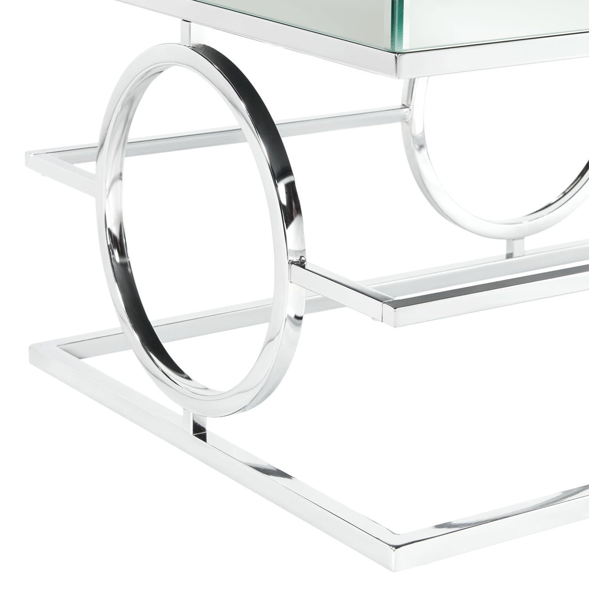 Pearl Occasional Table Set in Silver by Elements International, view 3