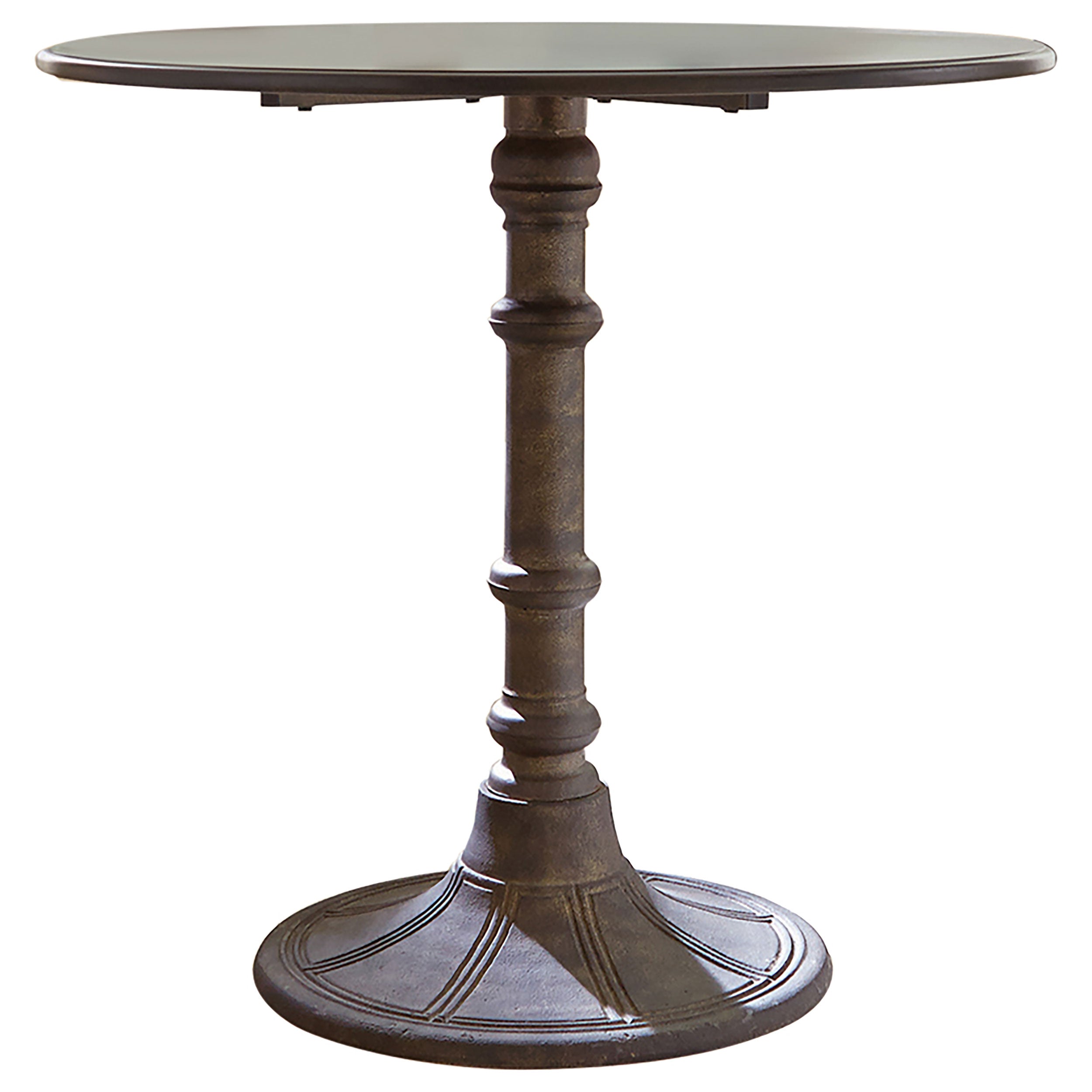 Oswego Round 30-inch Bistro Dining Table Bronze — view 1