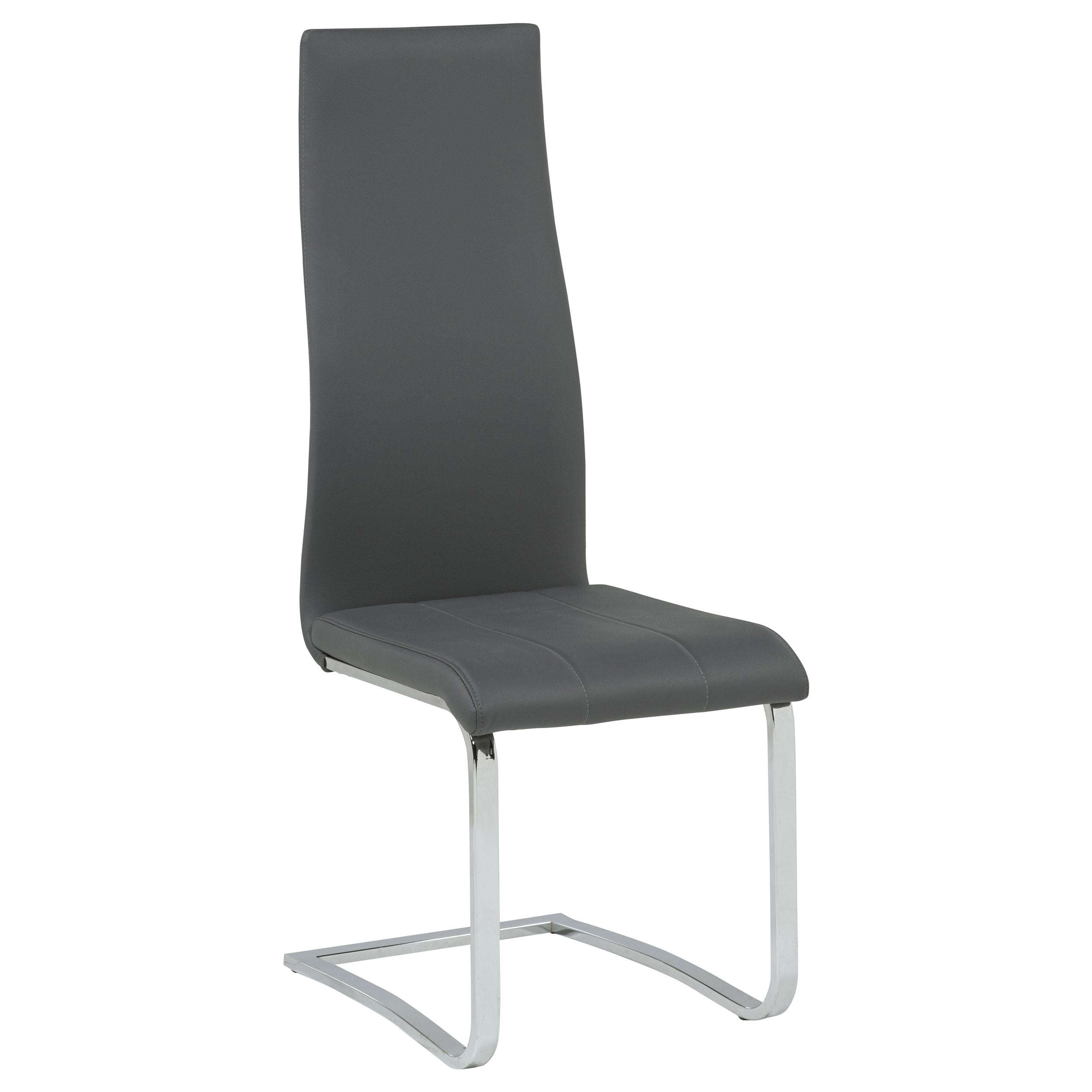 Montclair Upholstered Dining Side Chair Grey (Set of 4) — view 3