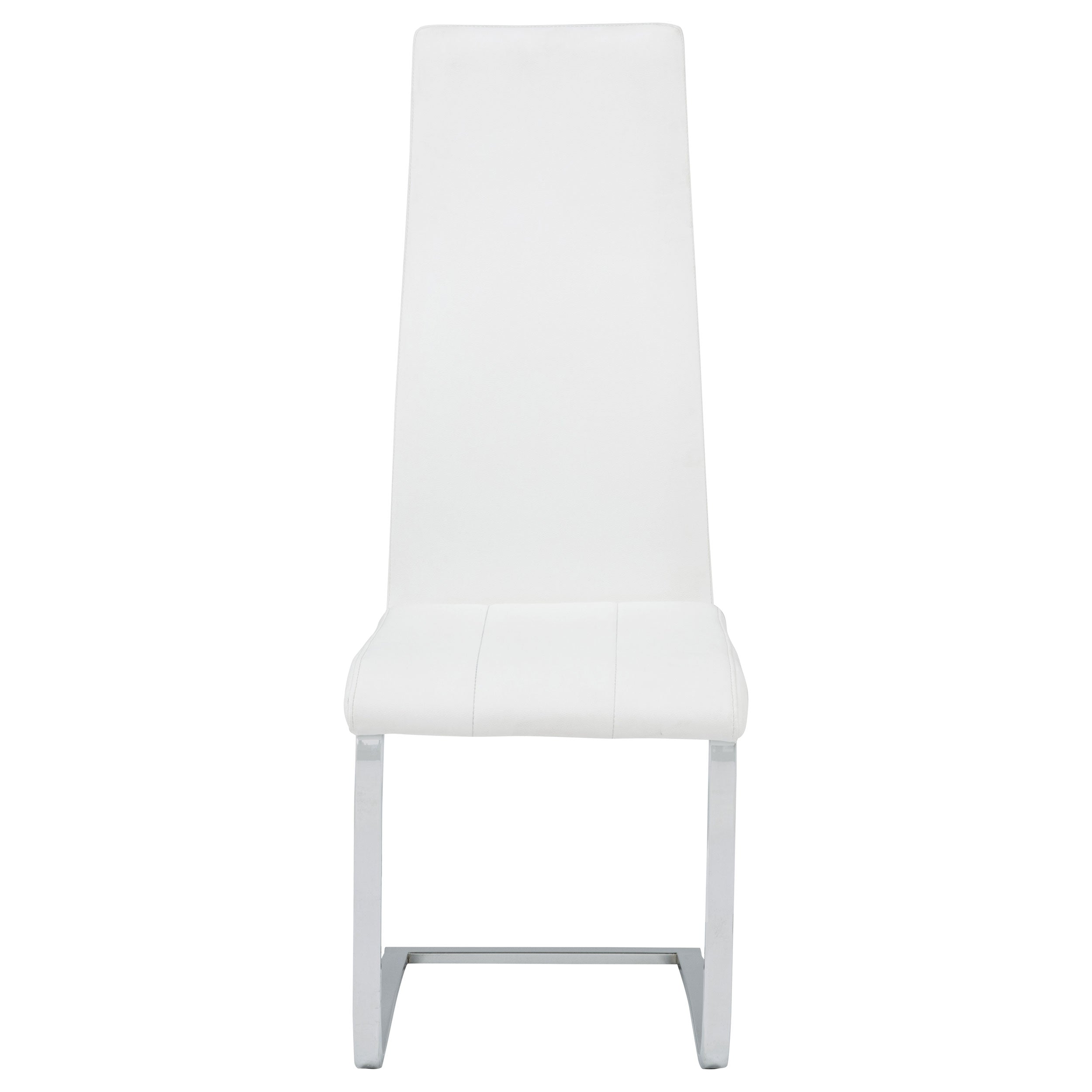 Montclair Upholstered Dining Side Chair White (Set of 4) — view 4
