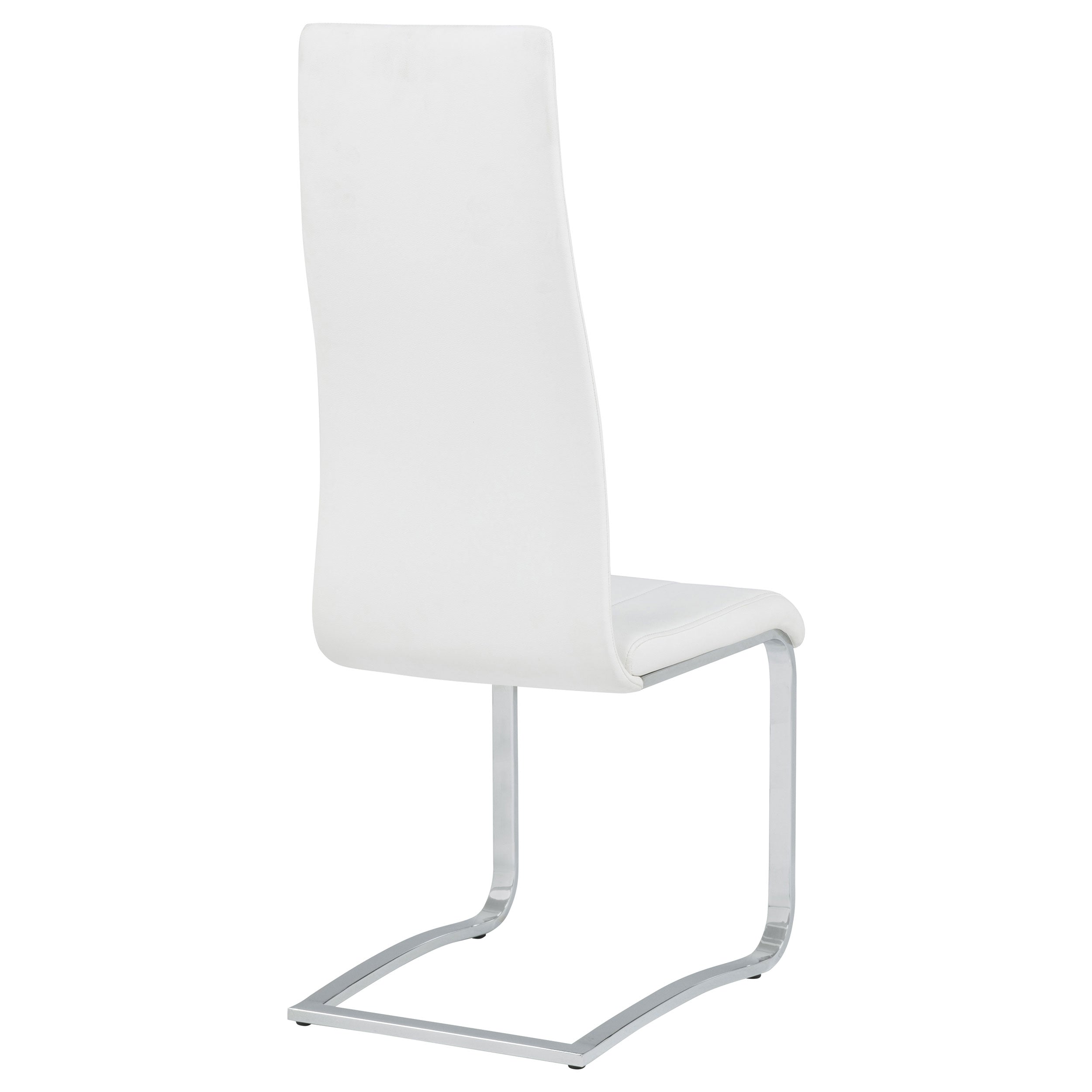 Montclair Upholstered Dining Side Chair White (Set of 4) — view 9