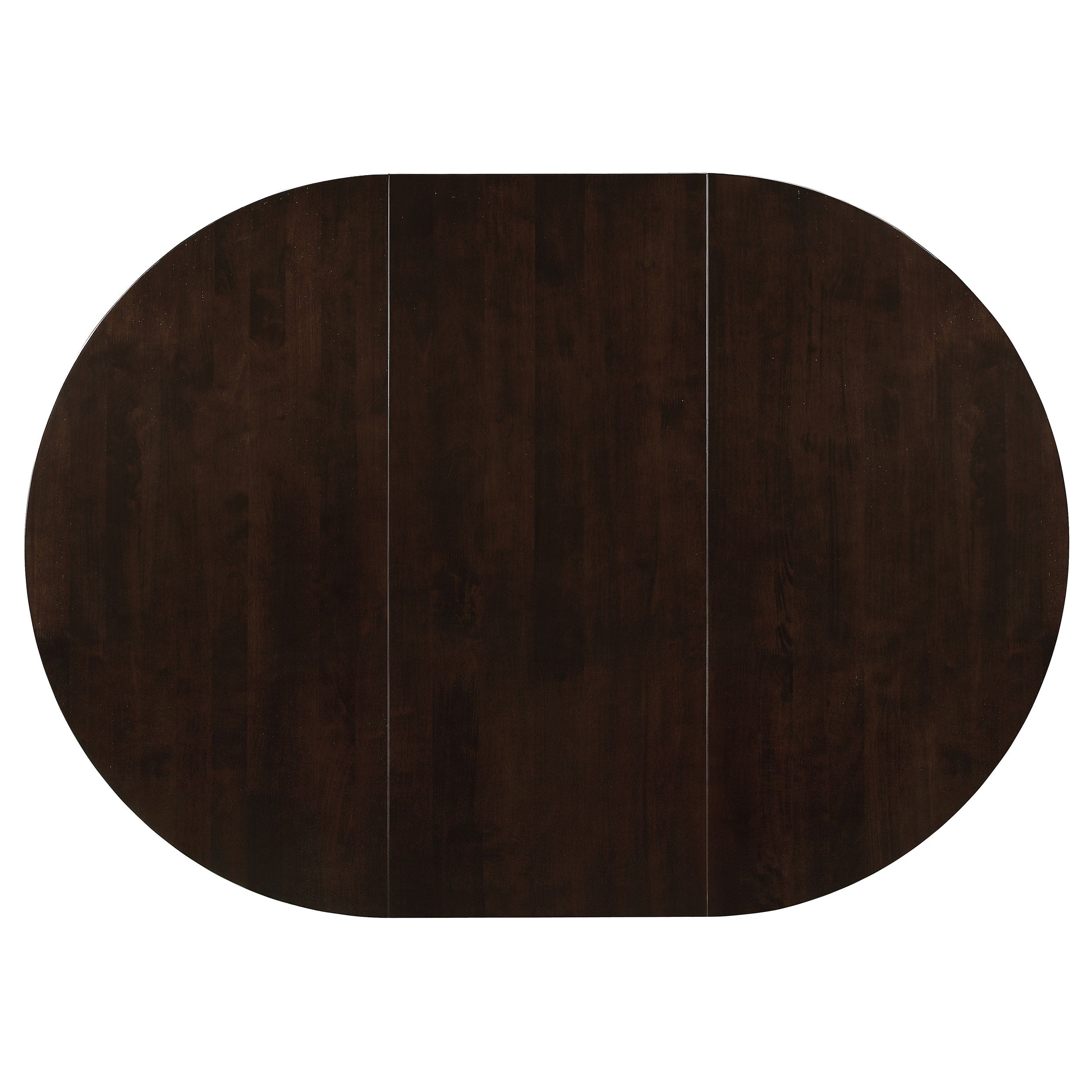 Gabriel Oval 60-inch Extension Leaf Dining Table Cappuccino — view 5