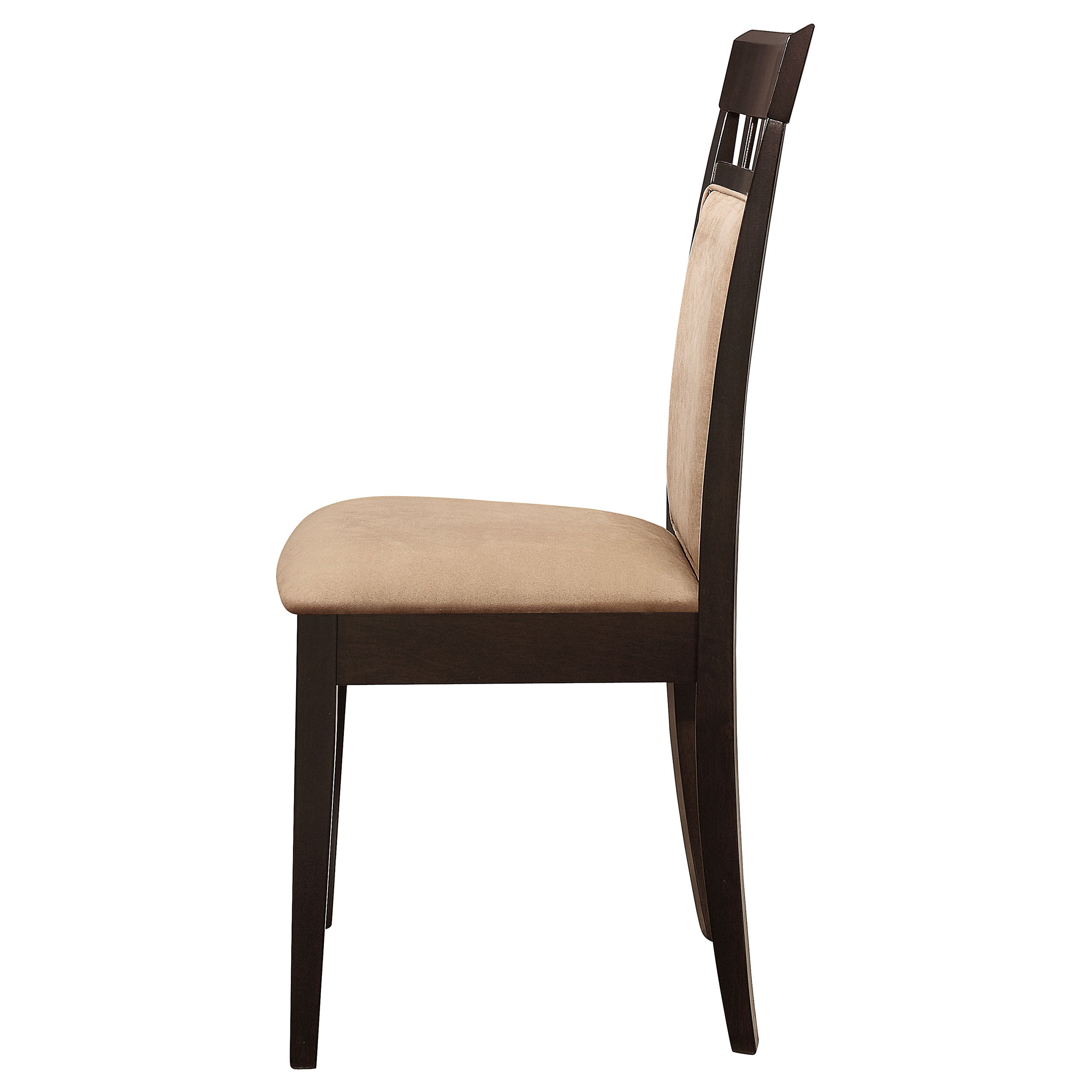 Gabriel Closed Back Dining Side Chair Cappuccino (Set of 2) — view 6