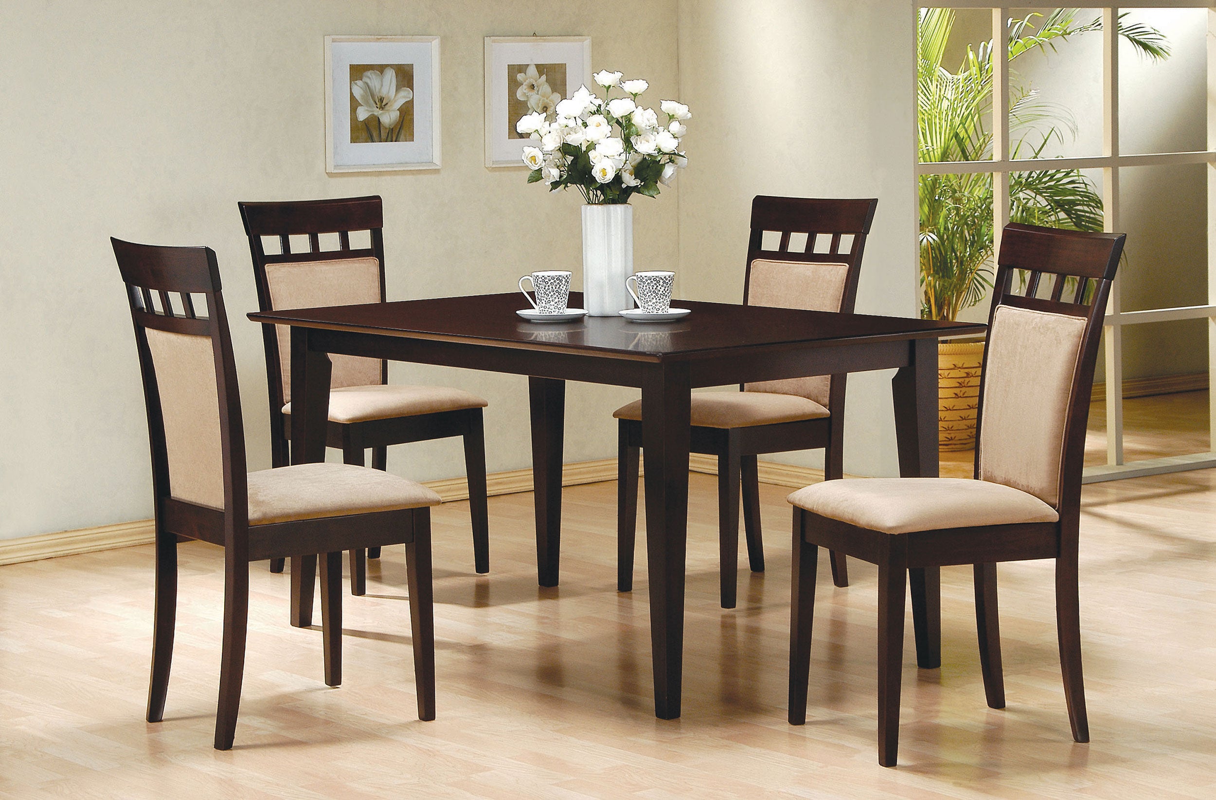 Gabriel Closed Back Dining Side Chair Cappuccino (Set of 2) — view 13