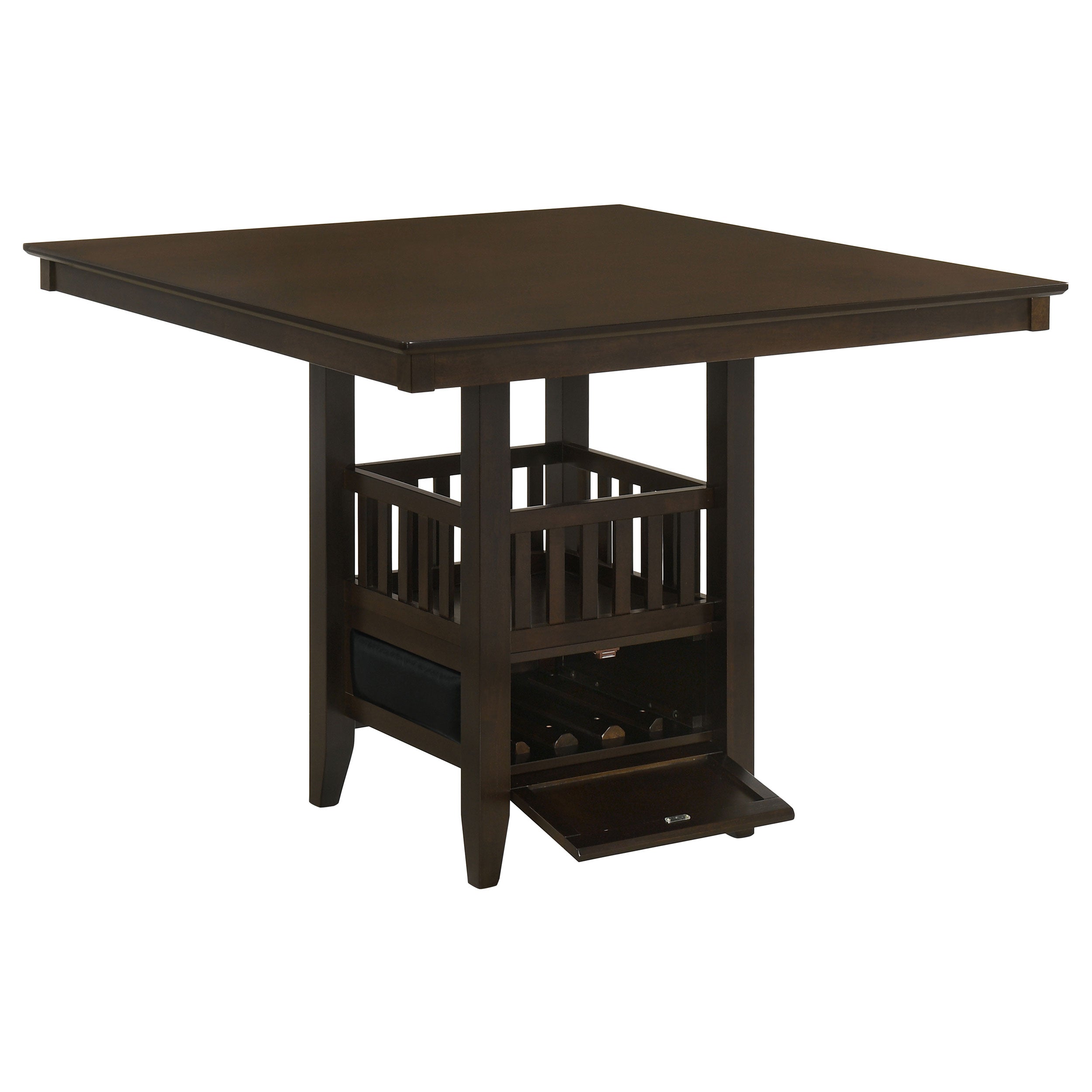 Jaden Square 47-inch Counter Height Dining Table Espresso — view 3