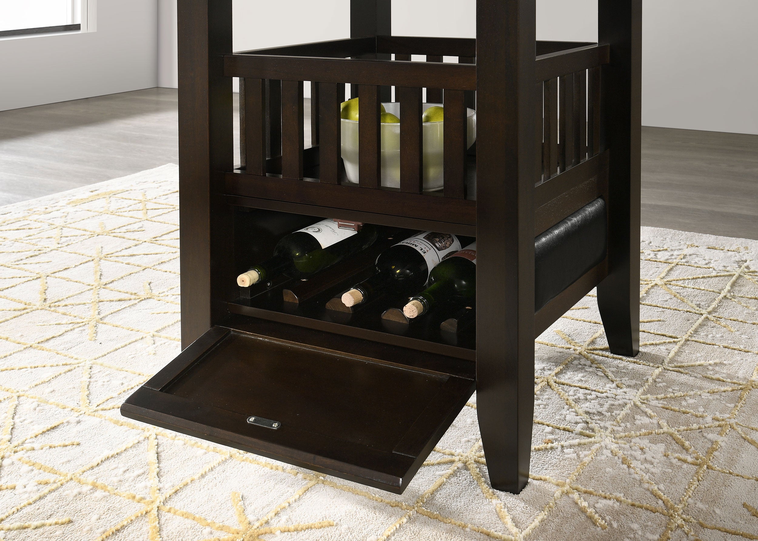 Jaden Square 47-inch Counter Height Dining Table Espresso — view 10