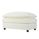 Oversized Chair With Movable Ottoman, Soft Upholstered Lounge Chair