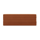 Convertible Plush Corduroy Foam-Filled Sleeper Sofa Bed With 2 Pillows