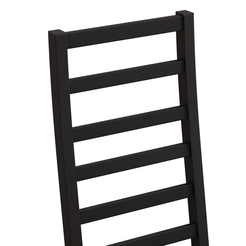 Metal Dining Chairs With Steel Legg, High Back Armless Design