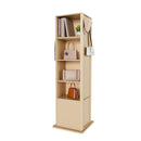 360 Degrees Rotating Makeup Cabinet With Full-Length Mirror, Jewelry Storage