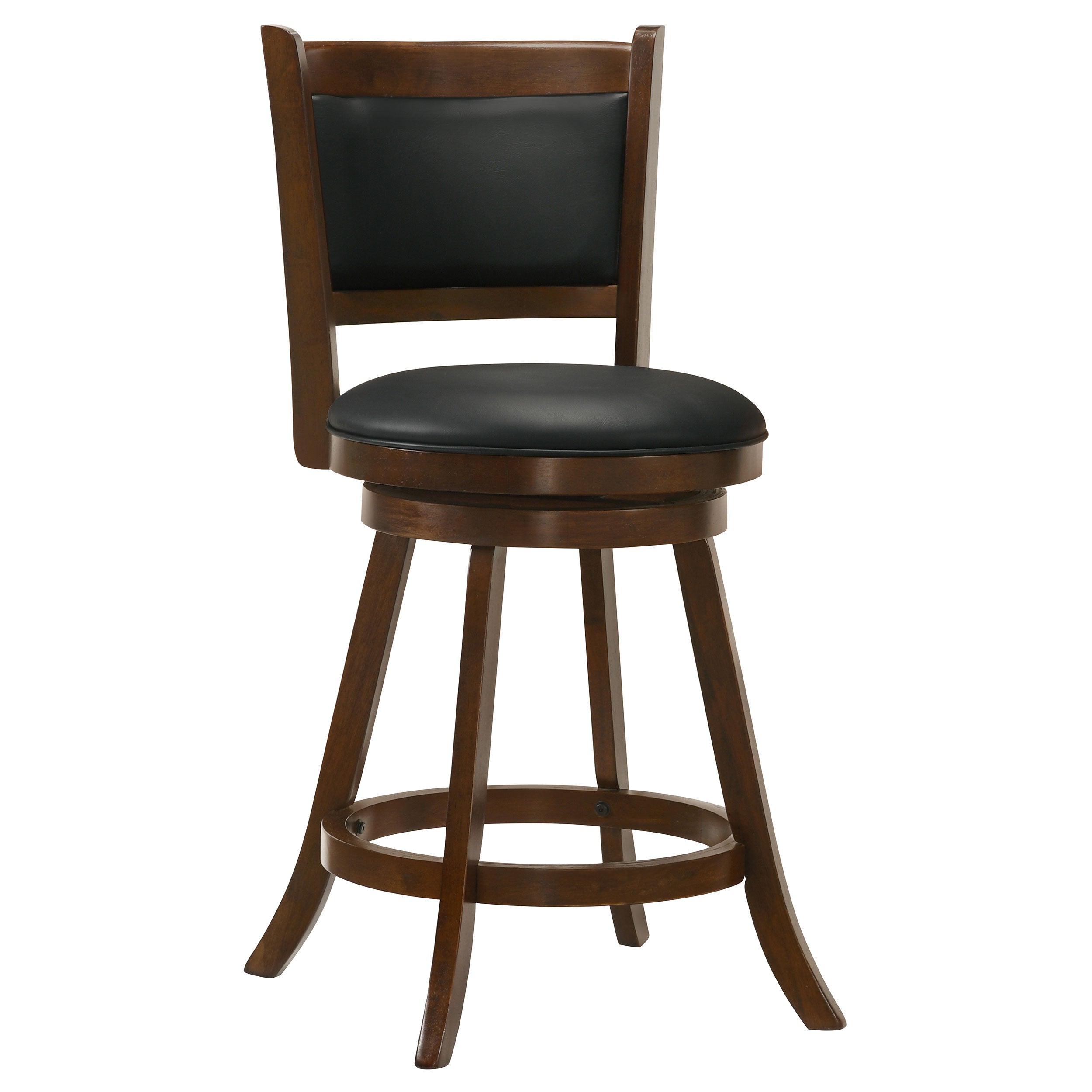 Broxton Upholstered Swivel Counter Chair Chestnut (Set of 2) — view 3
