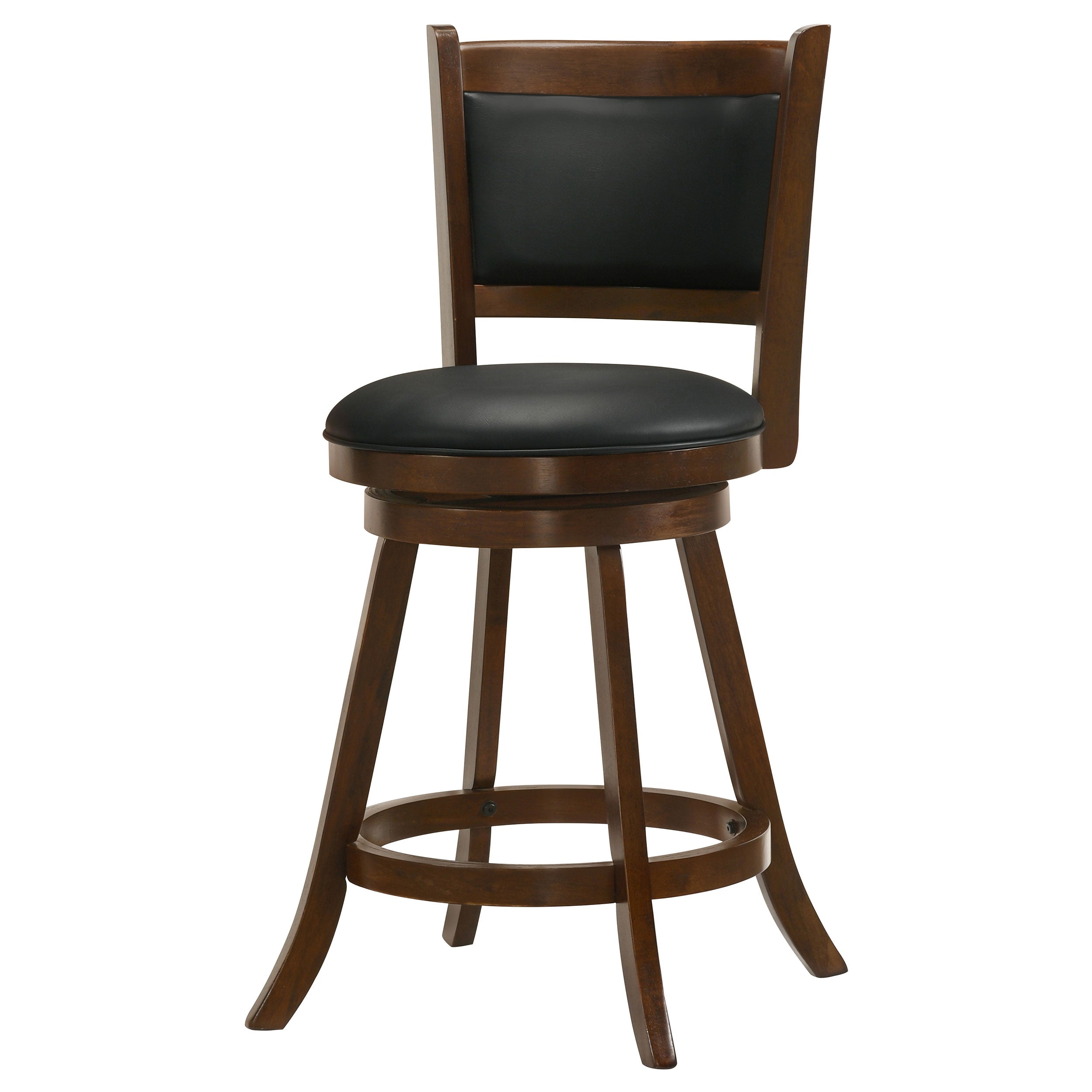 Broxton Upholstered Swivel Counter Chair Chestnut (Set of 2) — view 5