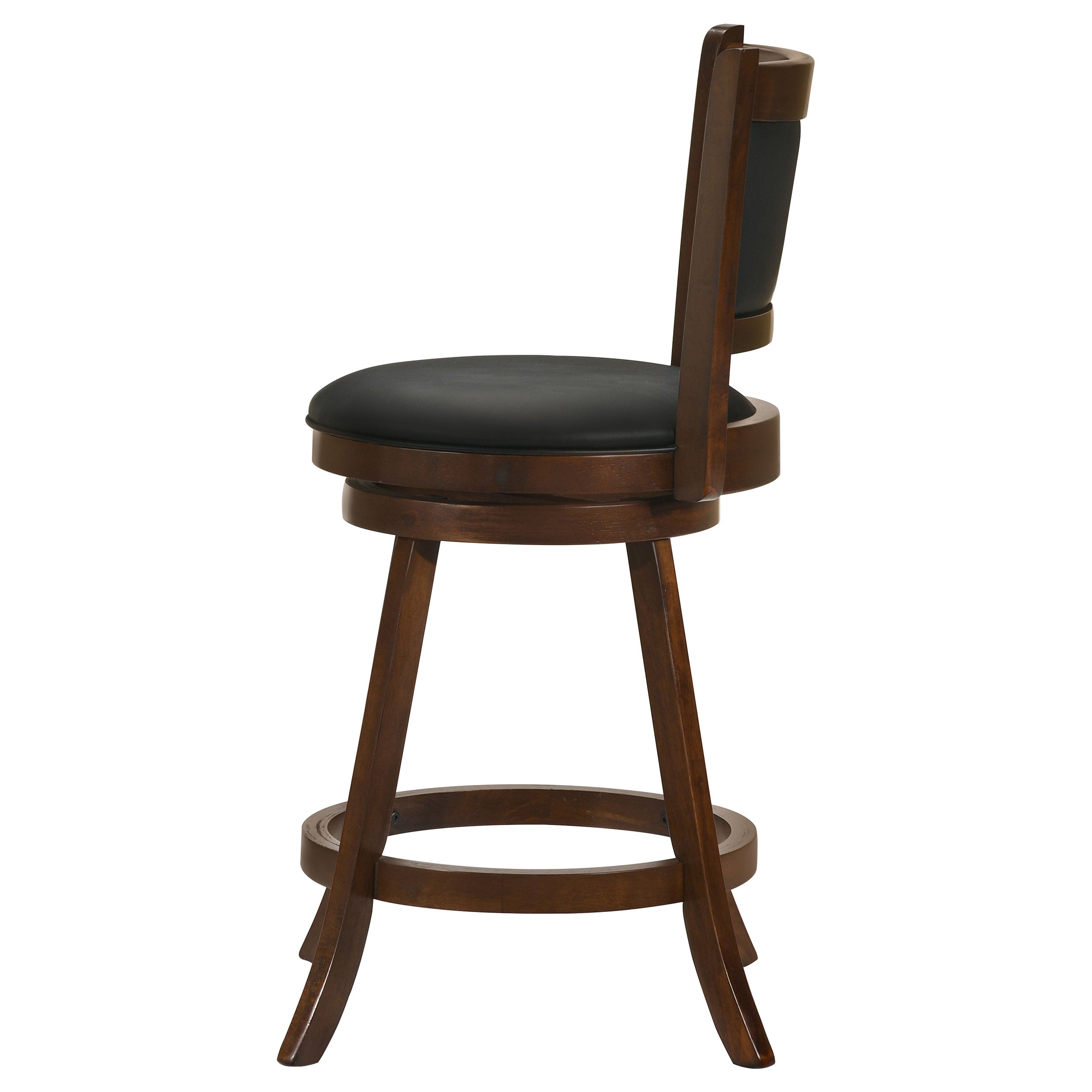 Broxton Upholstered Swivel Counter Chair Chestnut (Set of 2) — view 6