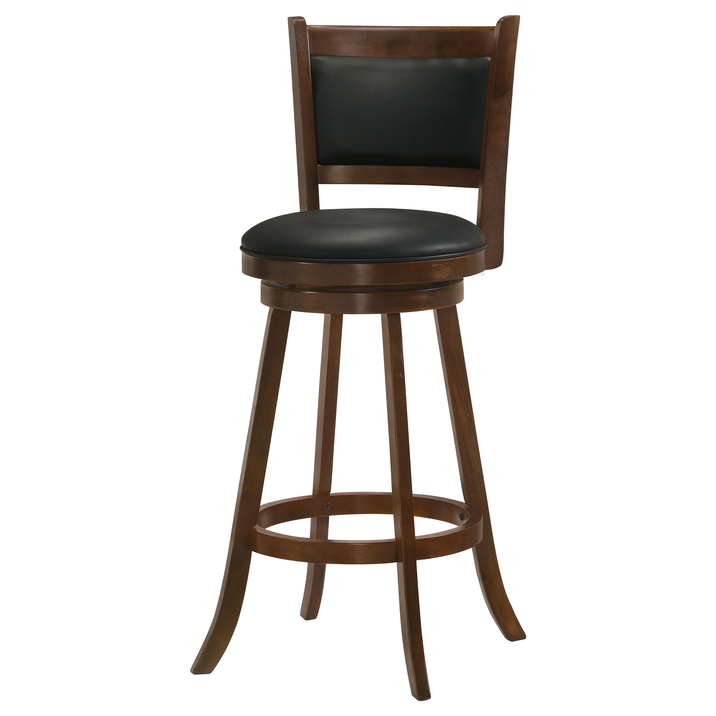 Broxton Upholstered Swivel Bar Chair Chestnut (Set of 2) — view 5