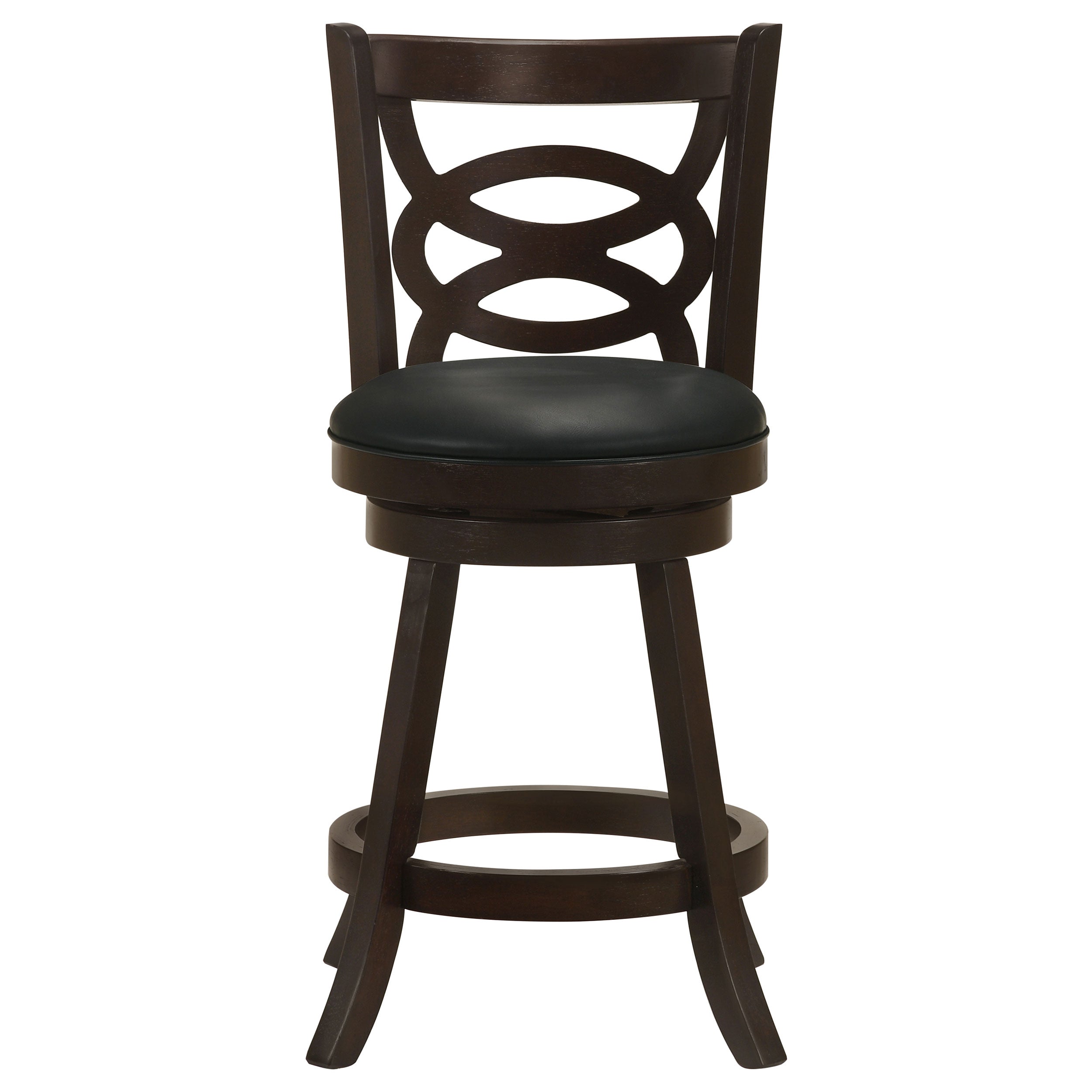 Calecita Wood Swivel Counter Stool Cappuccino (Set of 2) — view 4