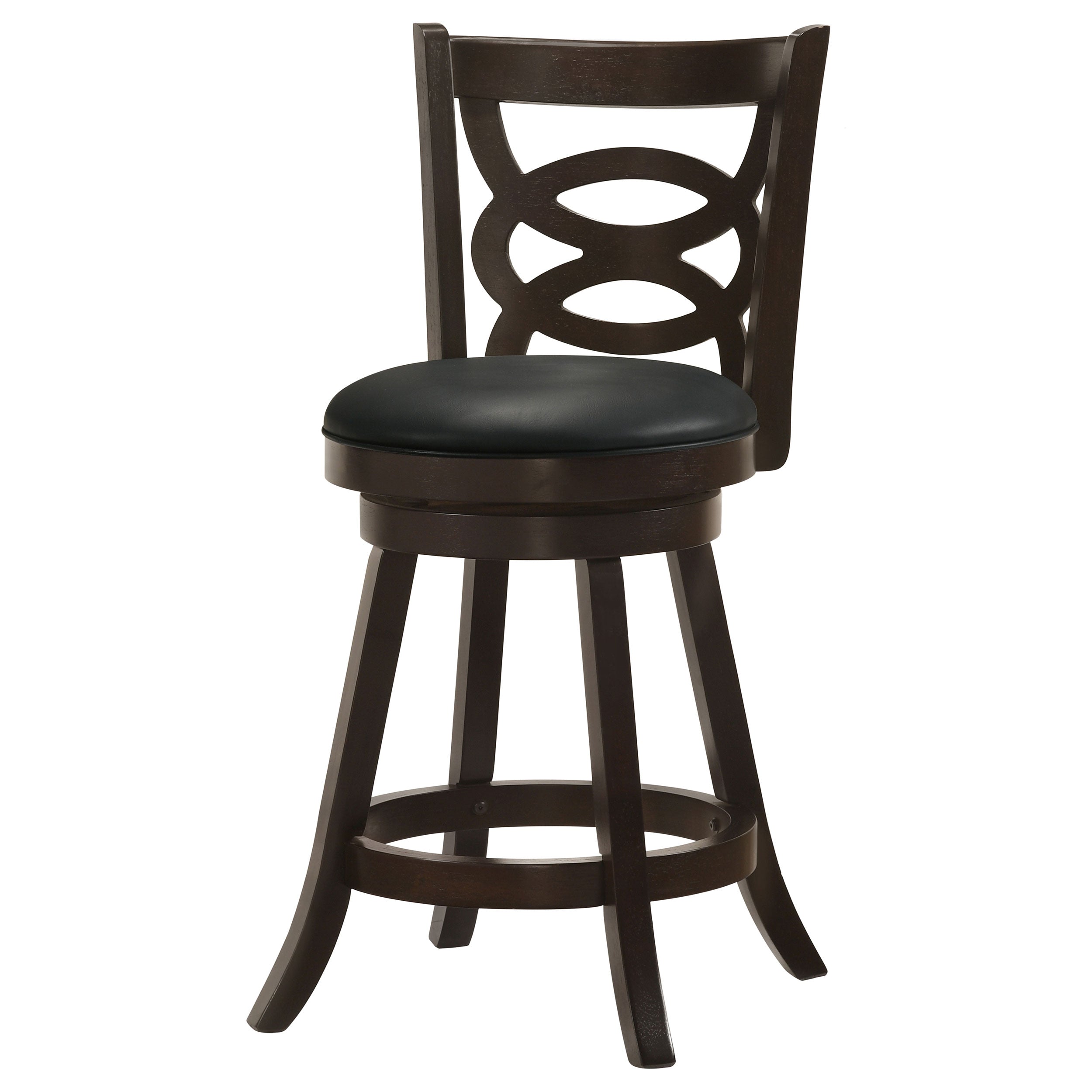 Calecita Wood Swivel Counter Stool Cappuccino (Set of 2) — view 5
